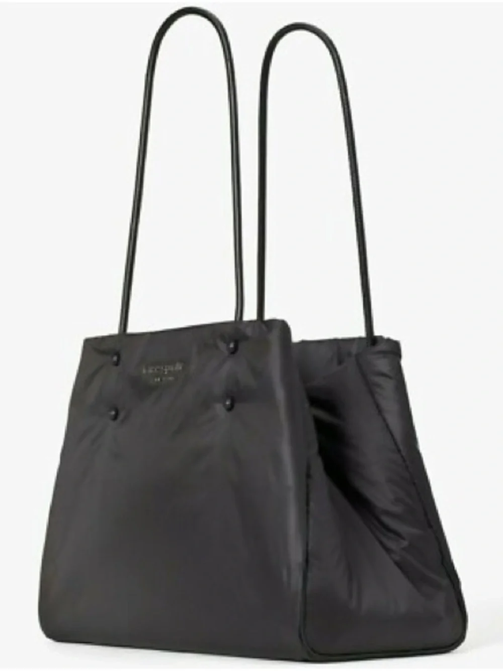 kate spade Black Quilted Nylon Tote Bag